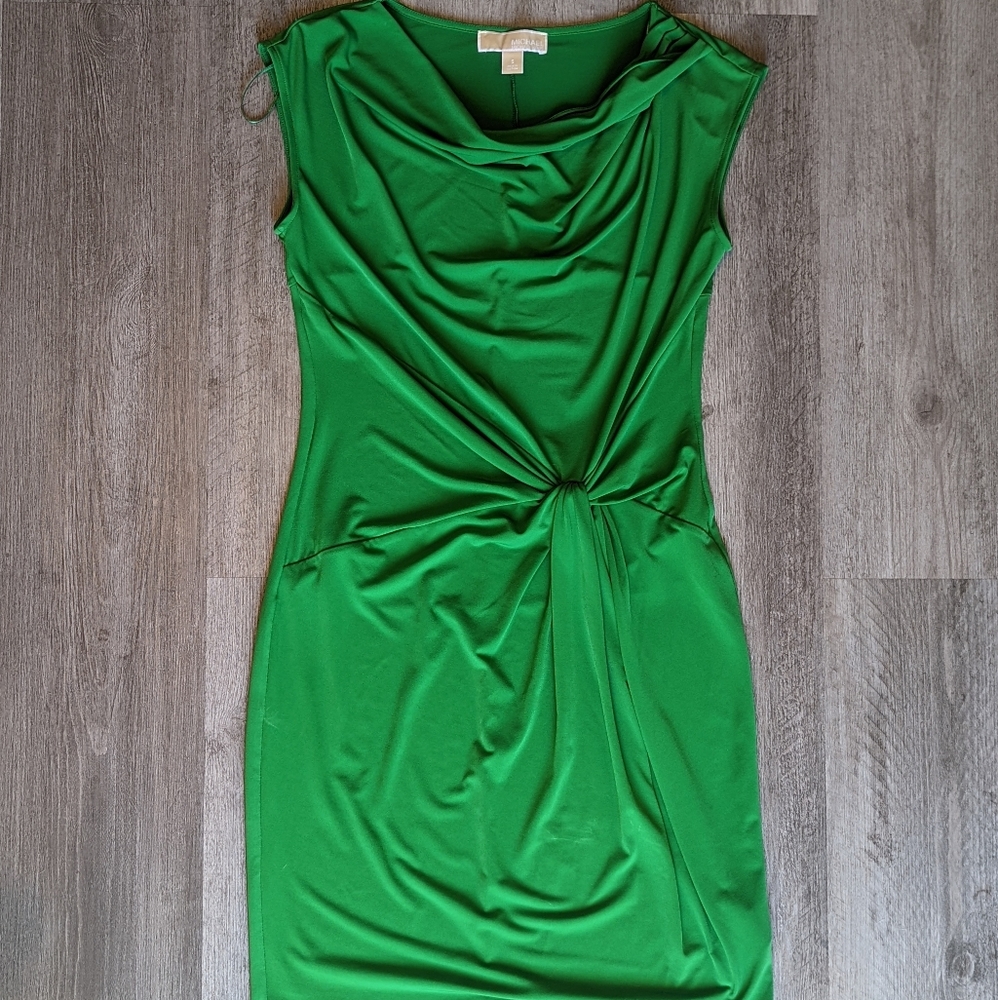 Michael Kors Dress with Cowl Neckline and Gathered Waist Size Small